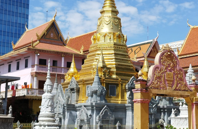 Wat Koh Pagoda Phnom Penh Cambodia place_profile